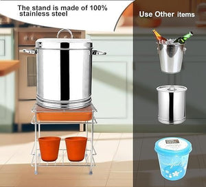 Flick Heavy Steel Matka Stand with Free Tray